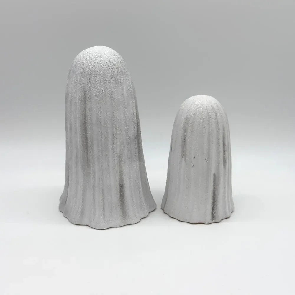 Target White Textured Terracotta Ghost Set 9” & 6.75” Set of 2 Ghosts 2025 NEW